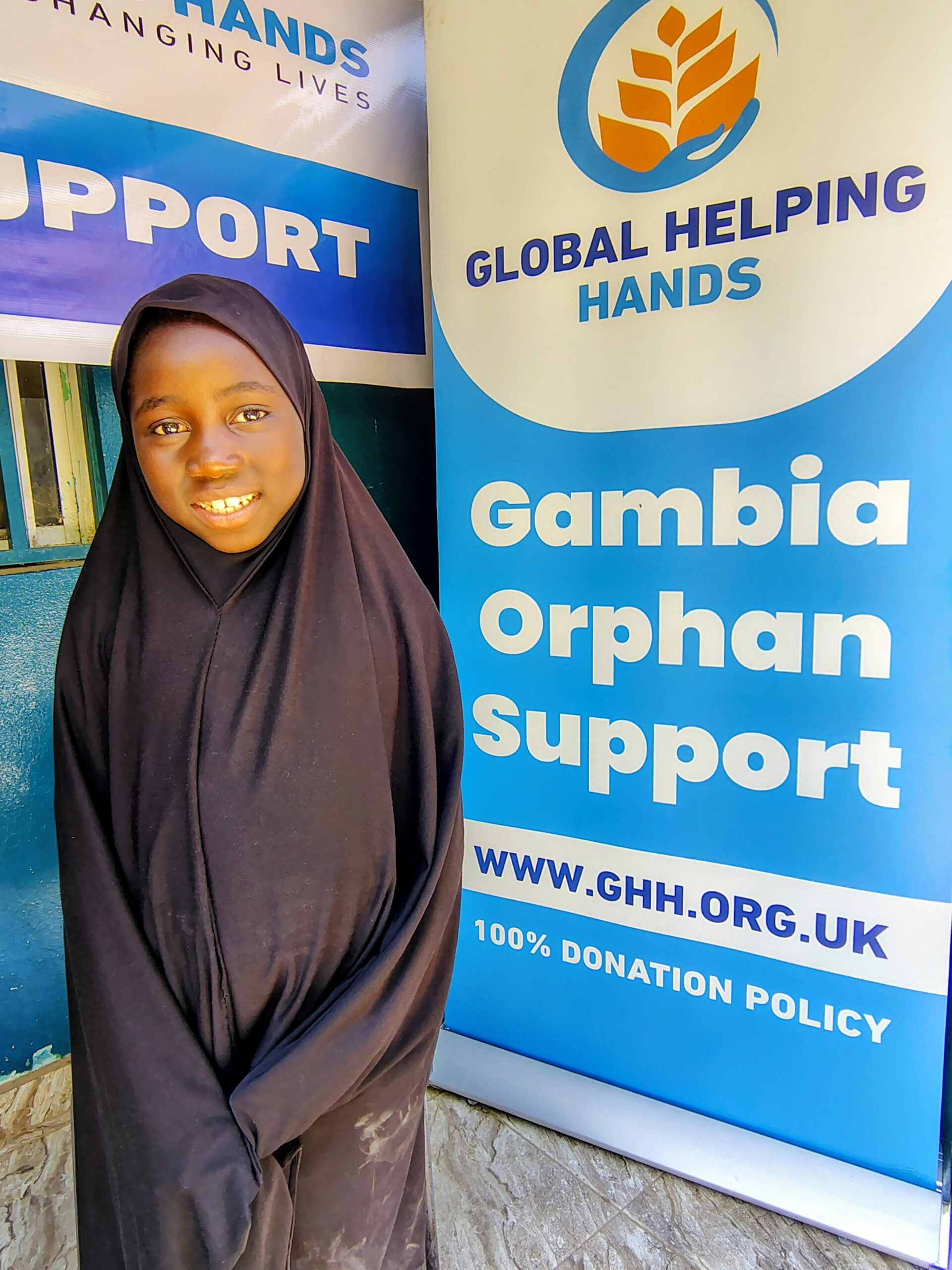 Maimuna Saidy in Gambia humanitarian project setting